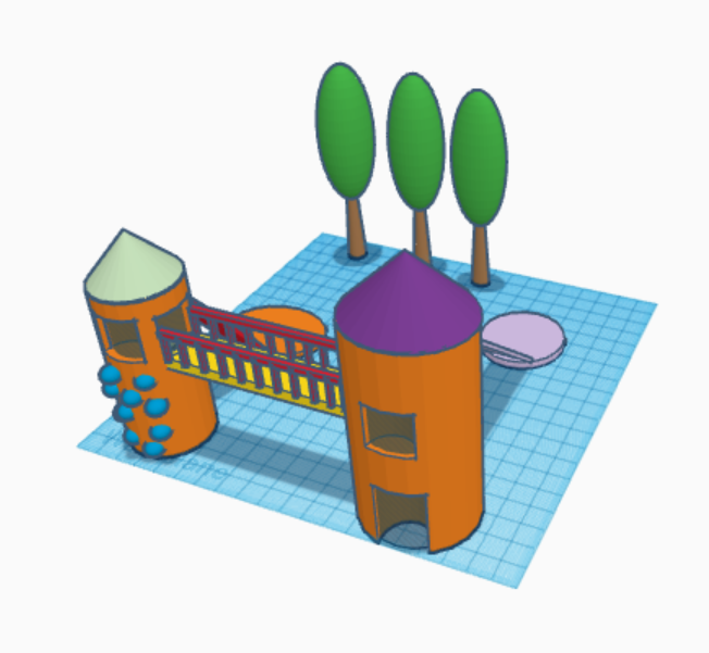 Пример собственного 3D-проекта, созданного в Tinkercad